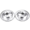 Picture of Power Stop 07-08 Infiniti G35 Rear Evolution Drilled & Slotted Rotors - Pair