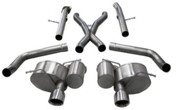 Picture of Corsa 2012-2021 Jeep Grand Cherokee SRT 2-75in Dual Rear Xtreme Cat-Back Exhaust