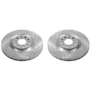 Picture of Power Stop 15-17 Chrysler 200 Front Evolution Drilled & Slotted Rotors - Pair