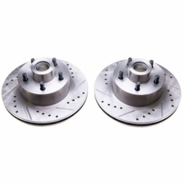 Picture of Power Stop 70-72 Dodge Challenger Front Evolution Drilled & Slotted Rotors - Pair