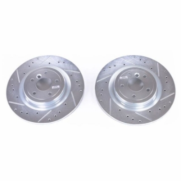 Picture of Power Stop 16-18 Jaguar XE Rear Evolution Drilled & Slotted Rotors - Pair