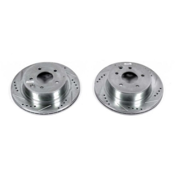Picture of Power Stop 03-04 Infiniti M45 Rear Evolution Drilled & Slotted Rotors - Pair