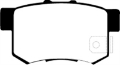 Picture of EBC 05-06 Honda CR-V 2-4 Greenstuff Rear Brake Pads