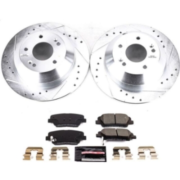 Picture of Power Stop 2019 Hyundai Santa Fe XL Rear Z23 Evolution Sport Brake Kit