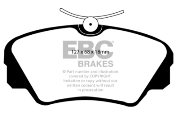 Picture of EBC 97-01 Cadillac Catera 3-0 Ultimax2 Front Brake Pads