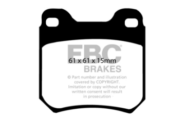 Picture of EBC 97-01 Cadillac Catera 3-0 Ultimax2 Rear Brake Pads