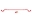 Picture of BMR 08-19 Dodge Challenger Rear Hollow 25mm Non-Adjustable Sway Bar Kit - Red