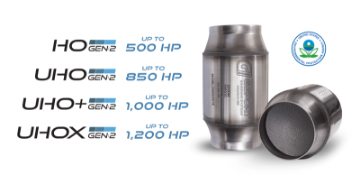 Picture of GESI G-Sport 400 CPSI GEN 2 EPA Compliant 3-0in Inlet-Outlet Catalytic Converter-4in x 4in-350-500HP