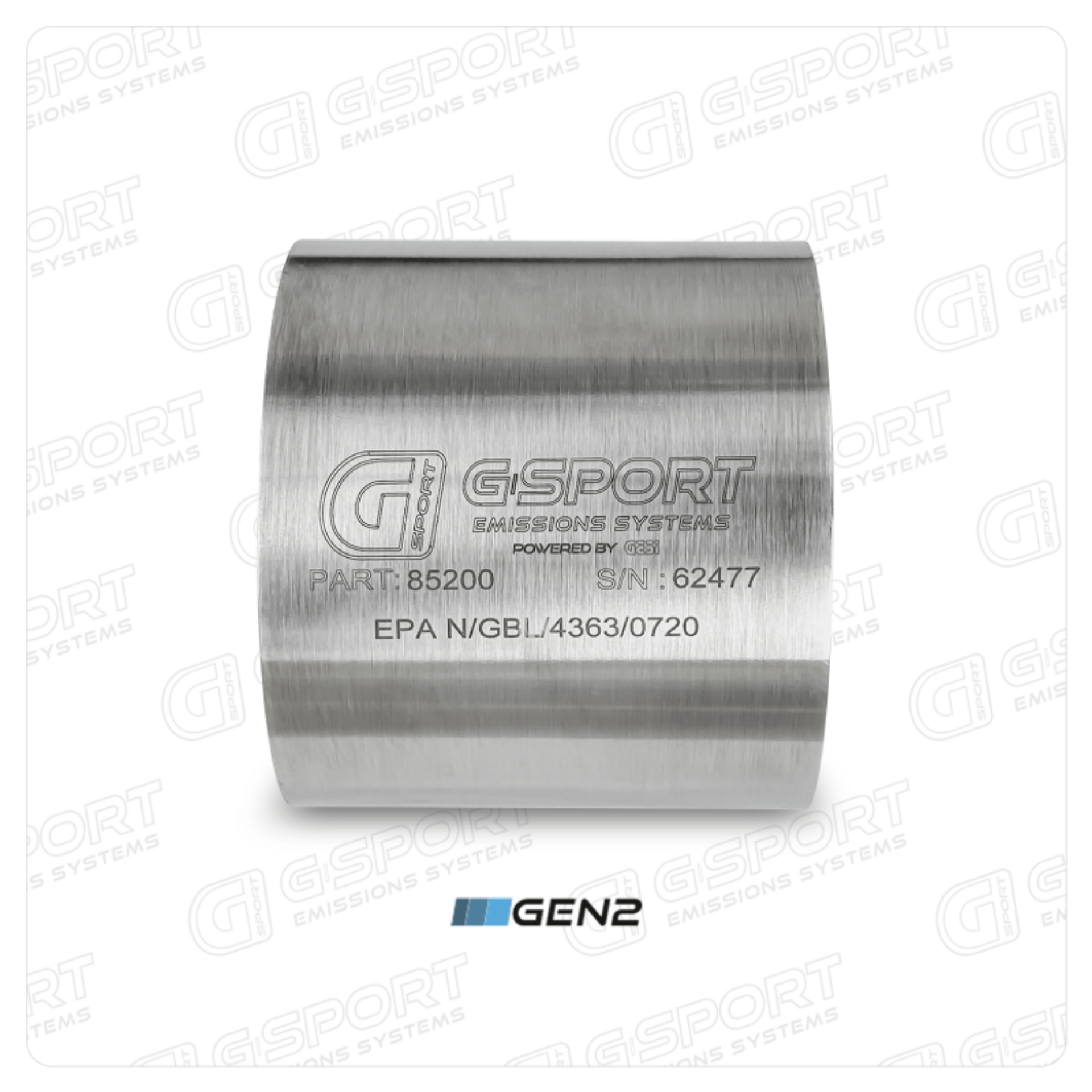 Picture of GESI G-Sport 400 CPSI GEN 2 EPA Compliant 4-5in x 4in High Output Substrate Only- 500-850HP