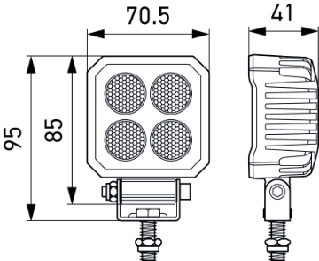 Picture of Hella ValueFit LED Work Light TS1700 LED MV CR LT
