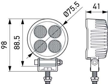 Picture of Hella ValueFit LED Work Light TR1700 LED MV CR LT