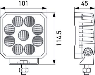 Picture of Hella ValueFit LED Work Light TS3000 LED MV CR LT