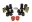 Picture of Energy Suspension 07-13 Chevrolet Silverado 1500 4WD Front Control Arm Bushing Set - Black