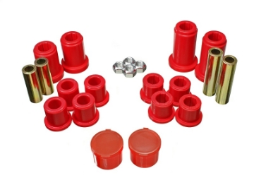 Picture of Energy Suspension 07-13 Chevrolet Silverado1500 4WD Front Control Arm Bushing Set - Red