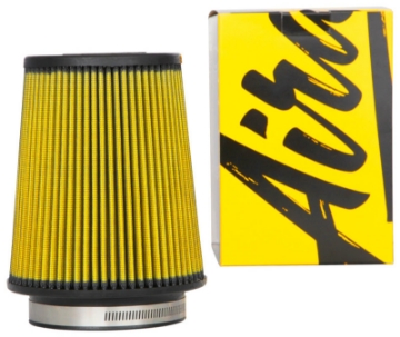 Picture of Airaid Universal Air Filter - Cone 4in Flange x 6in Base x 4-5-8in Top x 7in Height - Synthaflow