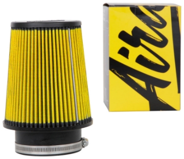 Picture of Airaid Universal Air Filter - Cone 4in Flange x 6in Base x 4-5-8in Top x 7in Height - Synthaflow