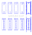 Picture of King Engine Bearings BMW S65B40A Size -026 Crankshaft Main Bearings Set of 5