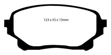 Picture of EBC 05-06 Suzuki XL-7 2-7 Greenstuff Front Brake Pads