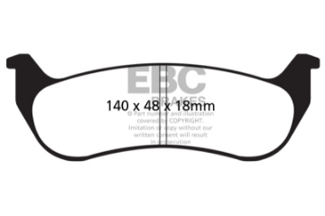 Picture of EBC 05-07 Chrysler Pacifica 3-5 Greenstuff Rear Brake Pads