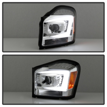 Picture of Spyder 04-06 Dodge Durango Projector Headlights - Chrome PRO-YD-DDU04-LB-C