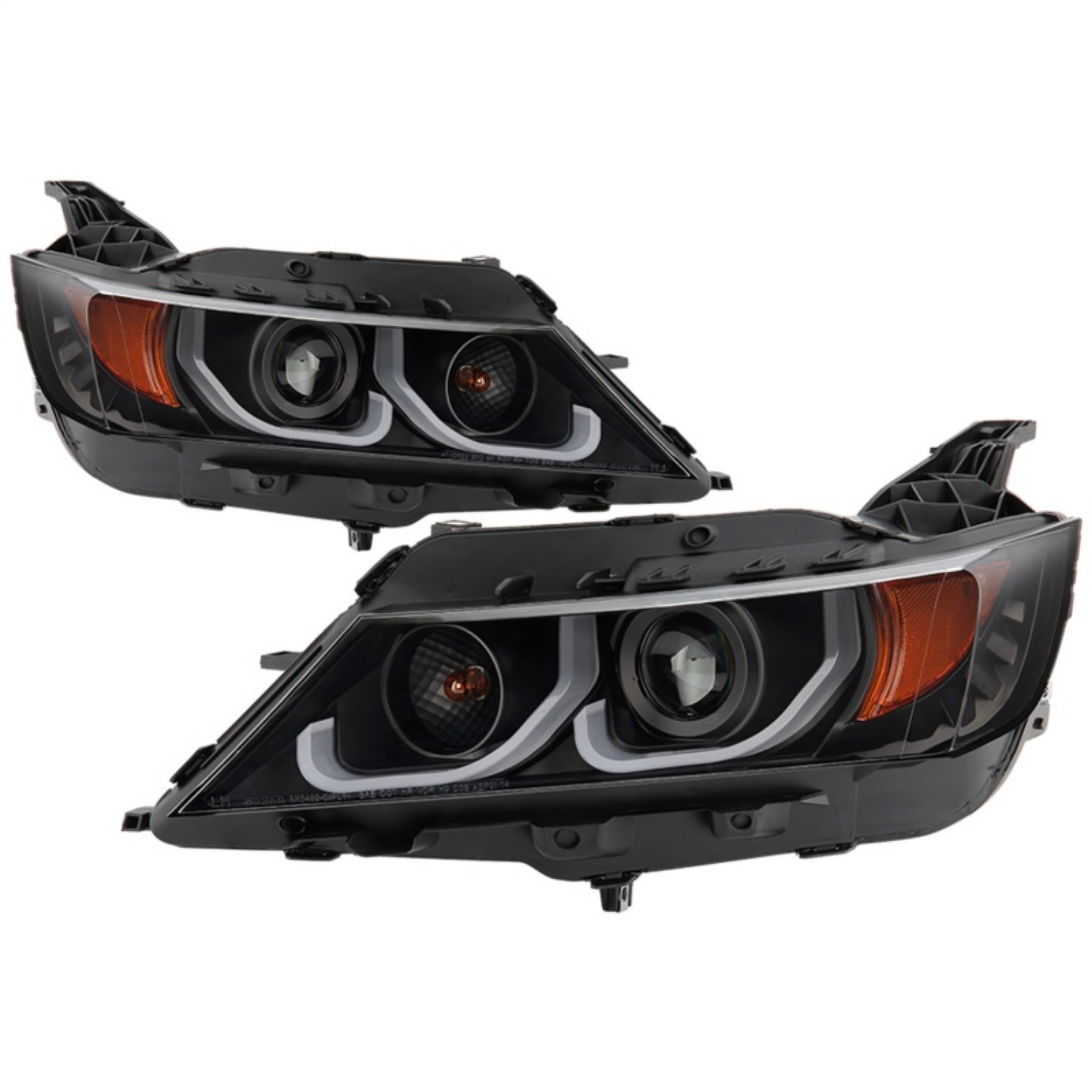 Picture of Spyder 14-19 Chevrolet Impala Proj Headlights Low Beam-High Beam H9 Inc - Black PRO-YD-CHIP14-LB-BK