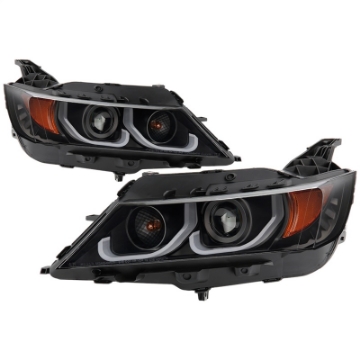 Picture of Spyder 14-19 Chevrolet Impala Proj Headlights Low Beam-High Beam H9 Inc - Black PRO-YD-CHIP14-LB-BK
