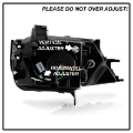 Picture of Spyder 14-19 Chevrolet Impala Proj Headlights Low Beam-High Beam H9 Inc - Black PRO-YD-CHIP14-LB-BK
