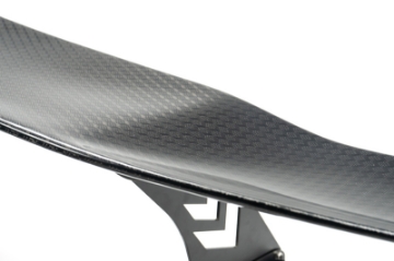 Picture of NRG Carbon Fiber Spoiler - Universal 69in- w- Diamond Weave-NRG Logo Stand Cut Out-Lrg Side Plate