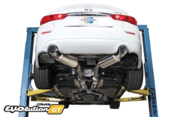 Picture of GReddy 16+ Infiniti Q50 Evolution RWD ONLY GT Cat-Back Exhaust
