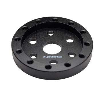 Picture of NRG 3 Hole to 6 Hole Steering Wheel Adapter 1-2in- - Black