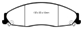 Picture of EBC 05-08 Pontiac Grand Prix 5-3 Greenstuff Front Brake Pads
