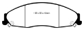 Picture of EBC 05-08 Pontiac Grand Prix 5-3 Greenstuff Front Brake Pads