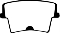 Picture of EBC 05-09 Chrysler 300 2-7 Greenstuff Rear Brake Pads