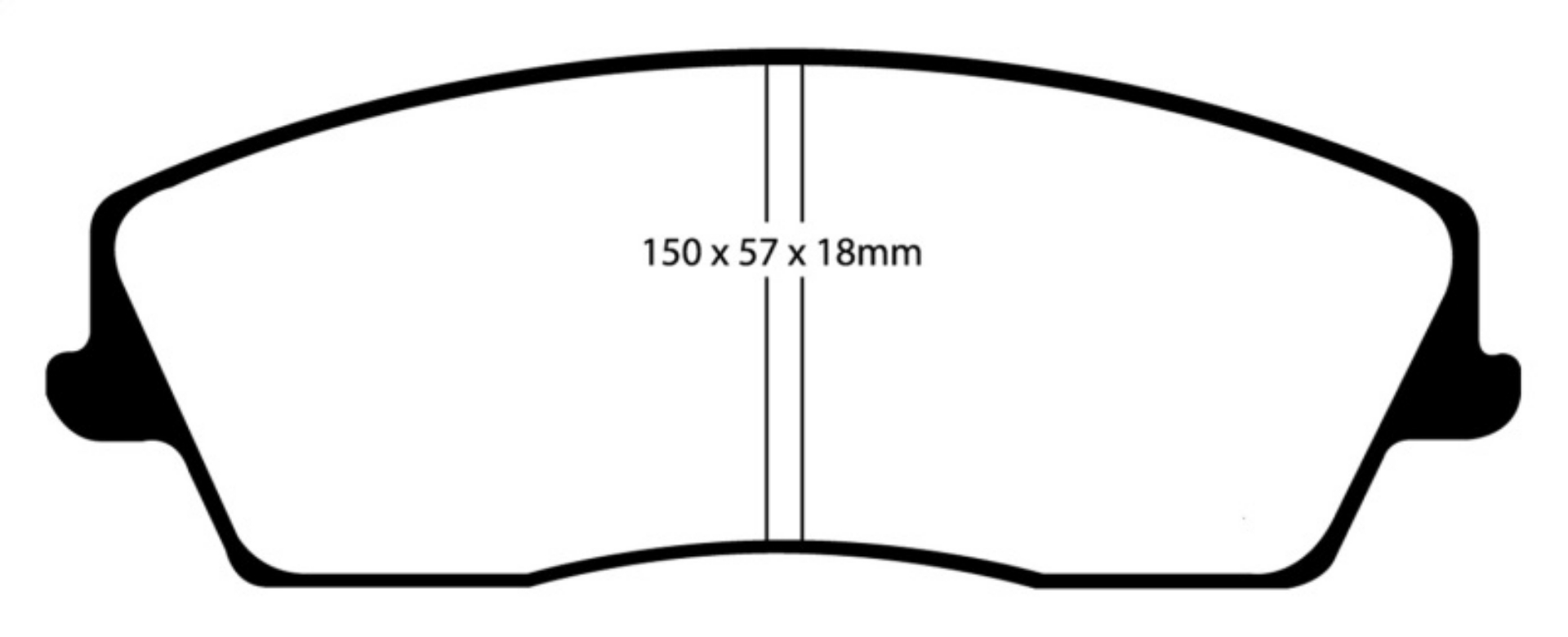 Picture of EBC 05-09 Chrysler 300 2-7 Redstuff Front Brake Pads