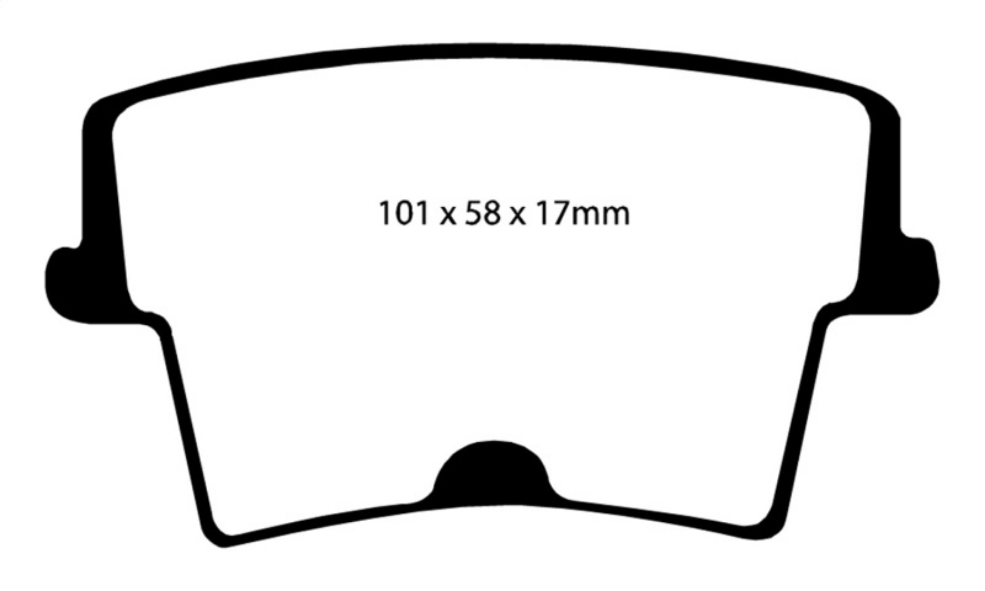 Picture of EBC 05-09 Chrysler 300 2-7 Redstuff Rear Brake Pads