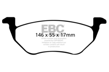 Picture of EBC 05-09 Ford Escape 2-3 Hybrid Greenstuff Rear Brake Pads