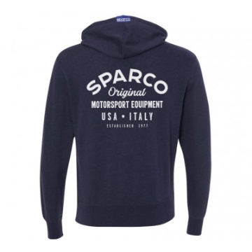 Picture of Sparco Sweatshirt ZIP Garage NVY - Medium