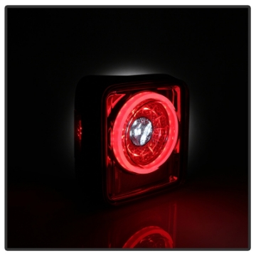 Picture of Spyder 19-20 Jeep Wrangler - Full LED Tail Lights - Seq Turn Signal - Chrome ALT-YD-JW19-SEQ-C