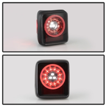 Picture of Spyder 19-20 Jeep Wrangler - Full LED Tail Lights - Seq Turn Sign - Black Smoke ALT-YD-JW19-SEQ-BSM