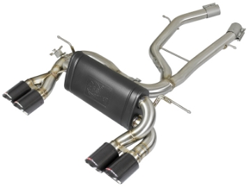 Picture of aFe MACH Force-Xp 2-1-2in Stainless Steel Axle Back Exhaust w-CF 15-19 BMW M3-M4 F80-82-83