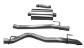 Picture of Corsa 2020-2025 Jeep Gladiator JT 3-0in Cat-Back Single Side Exit w- Turn Down Tip