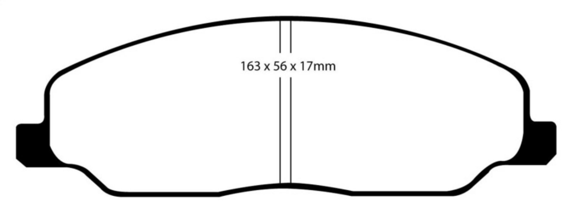 Picture of EBC 05-10 Ford Mustang 4-0 Redstuff Front Brake Pads