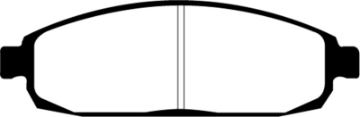 Picture of EBC 05-10 Jeep Commander 3-7 Ultimax2 Front Brake Pads