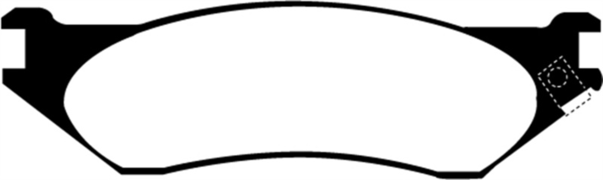 Picture of EBC 98-02 Dodge B150 B1500 Cargo 1500 Van 1-2 Ton Ultimax2 Front Brake Pads