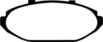 Picture of EBC 98-02 Ford Crown Victoria 4-6 Phenolic Pistons Ultimax2 Front Brake Pads