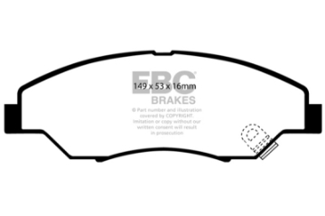 Picture of EBC 98-02 Kia Sportage 2-0 Ultimax2 Front Brake Pads