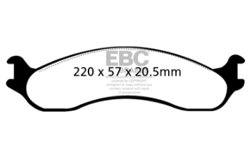 Picture of EBC 98-03 Dodge B250 B2500 Cargo 2500 Van 3-4 Ton Ultimax2 Front Brake Pads