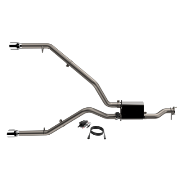 Picture of 2019-2024 Ram 1500 QTP Screamer Split Rear Exit Cat Back