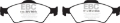 Picture of EBC 06 Honda Fit 1-5 Greenstuff Front Brake Pads