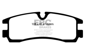 Picture of EBC 98-04 Cadillac Seville 4-6 Ultimax2 Rear Brake Pads